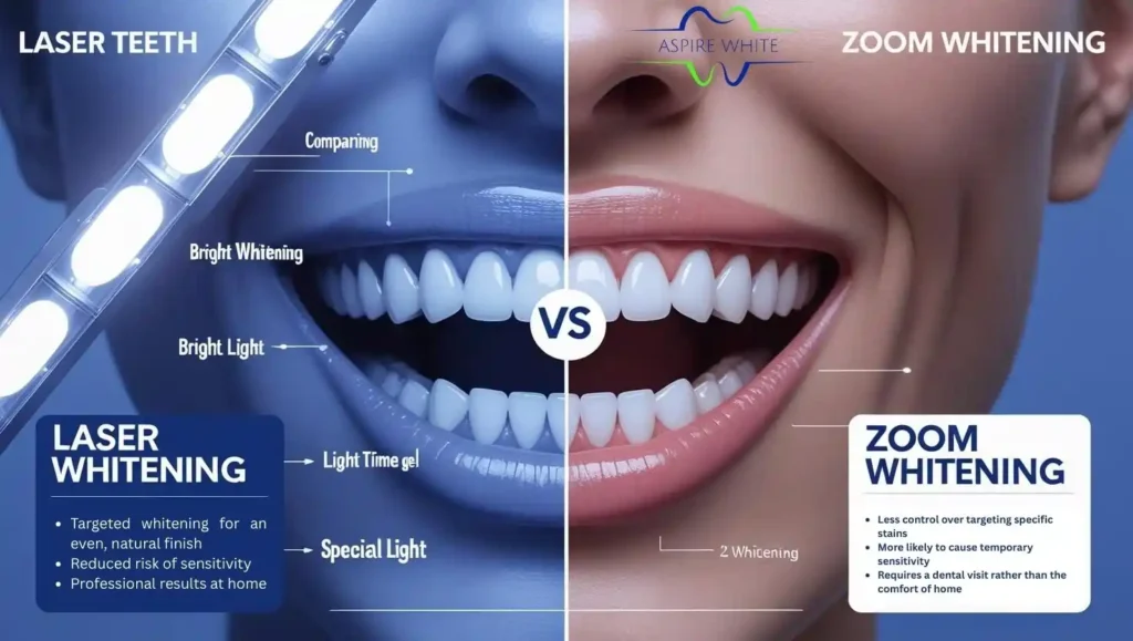 Laser Teeth Whitening vs. Zoom Whitening Sutton Coldfield